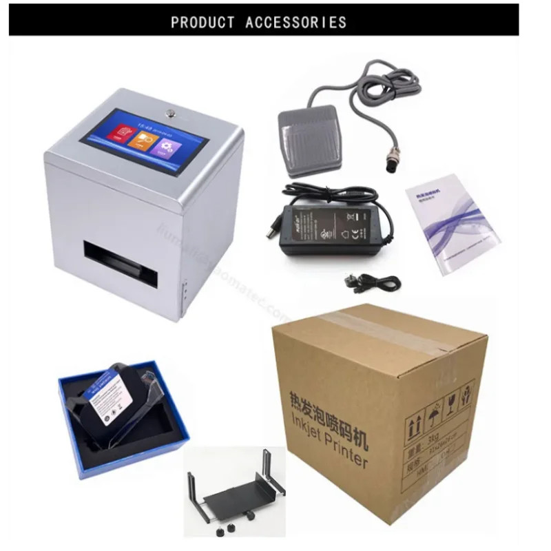 Desktop Inkjet Printer Packaging Plastic Bag Aluminium Cans Plastic Bottles