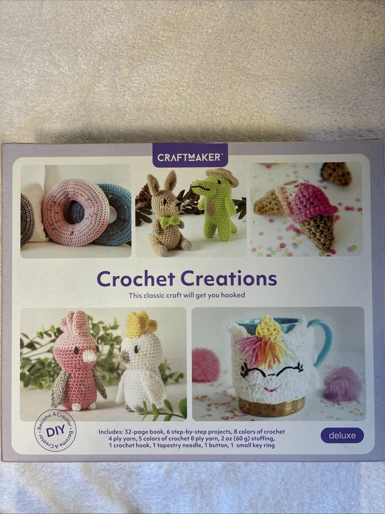 Craftmaker Crochet Creations Deluxe Kit