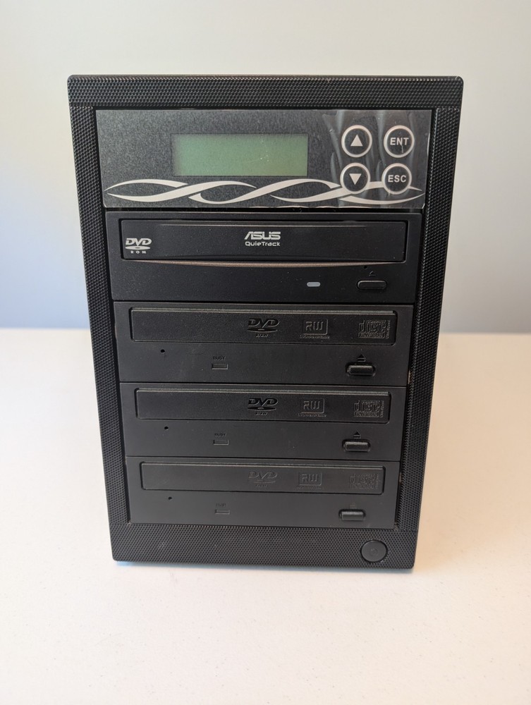 1 to 3 Target DVD CD Duplicator Tower Burner Multiple Disc Copier
