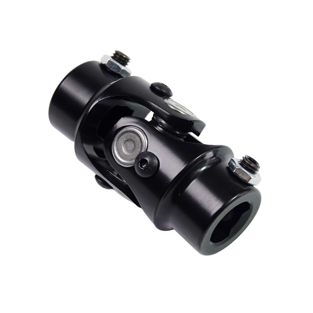 New 3/4" DD × 3/4" DD Black U-Joint Coupler Universal Steering Shaft