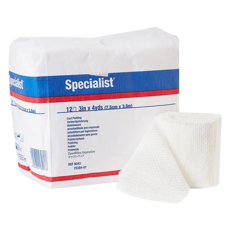 BSN Specialist Cast Padding, 3" x 4 Yards, 12/Pack