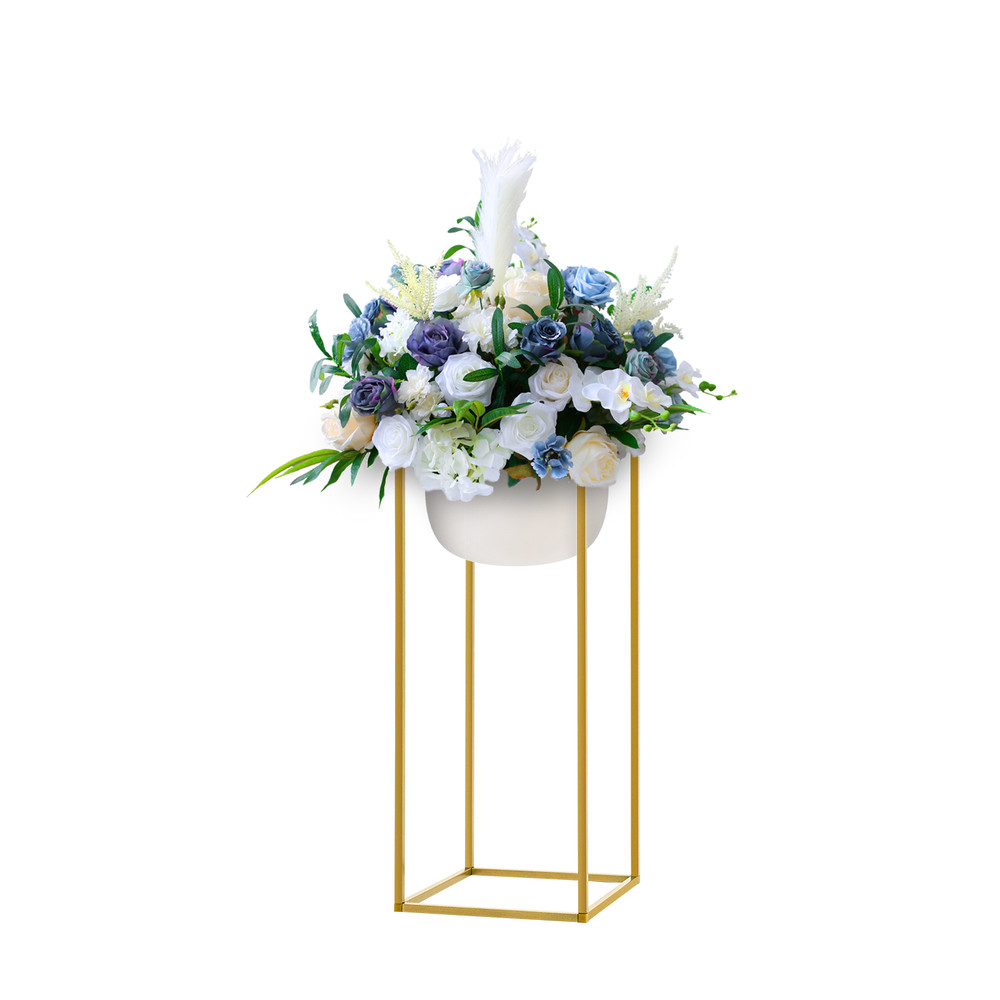 10*Flower Stands Rectangular Metal Floral Display Frame Wedding Backdrop Stand