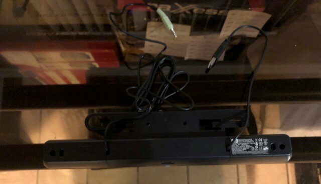 HP Silver Flat Panel Speaker Bar