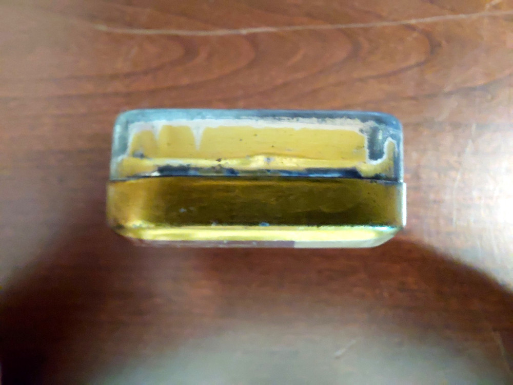 Empty Ronson Lighter Service Kit Tin Box Vintage Primitive 3"