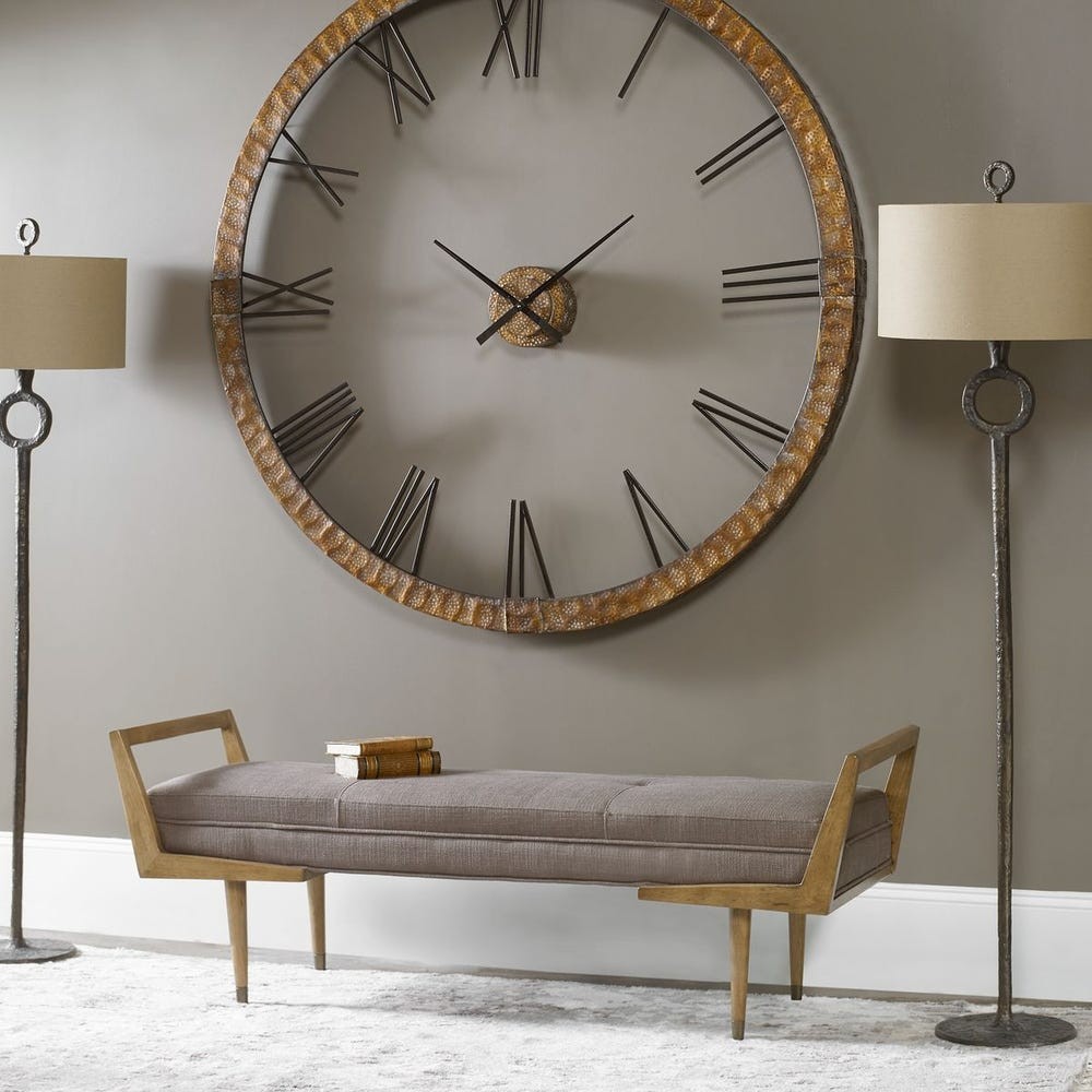 Uttermost 23388 Waylon Mid-Century Modern Bench
