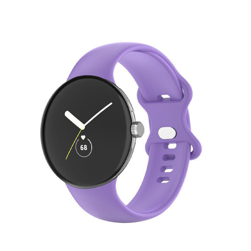 For Google Pixel Watch 1 2 Soft Replacement Strap Silicone Sport Watch Band