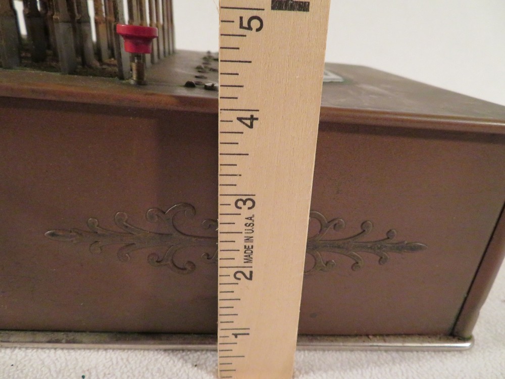 Vintage Antique Comptometer Adding Machine Felt Tarrant 1920s