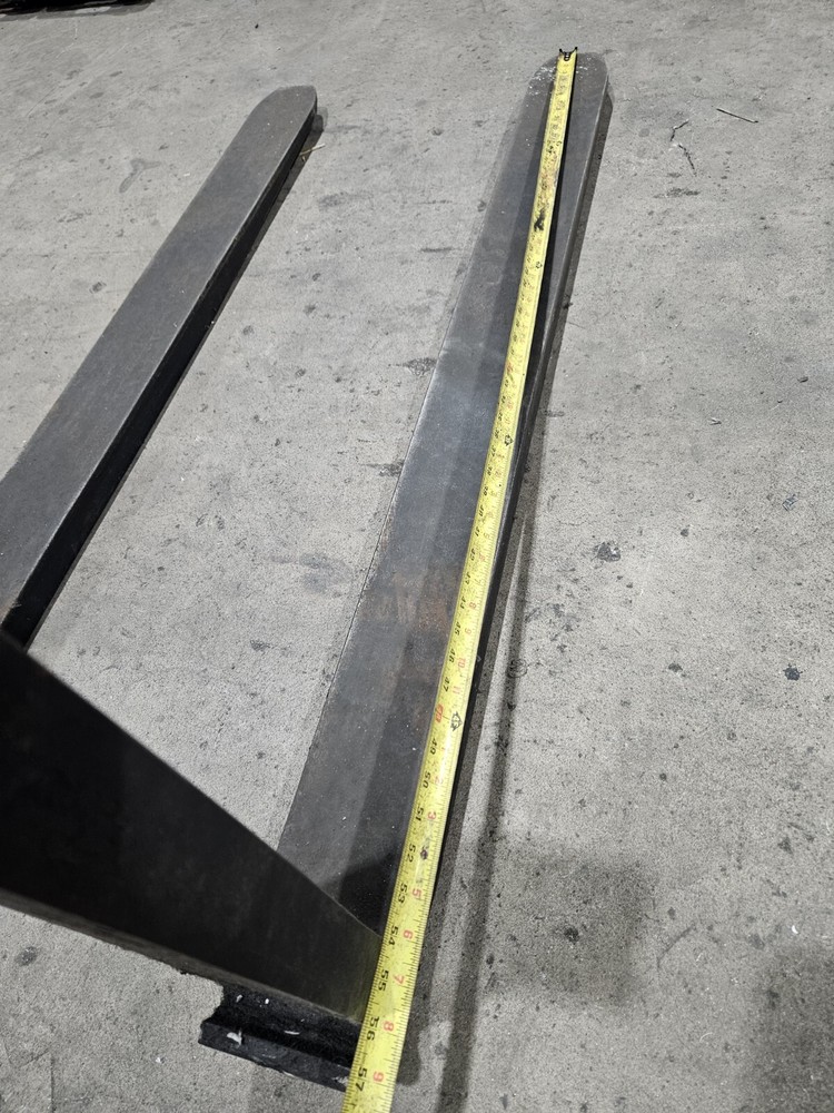 Forklift Forks 54" long 1 3/4" thick 5" wide