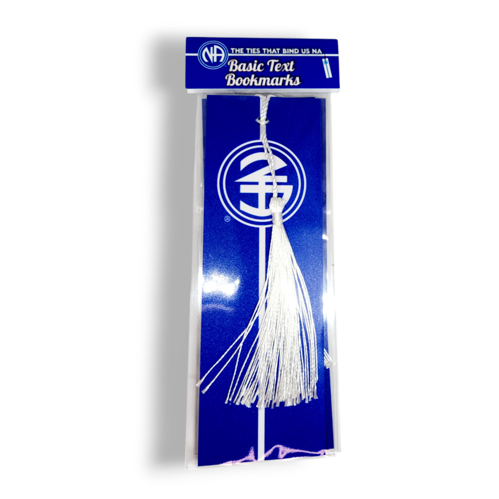 NA Basic Text Bookmarks set Narcotics Anonymous recovery bookmark - 12 Step