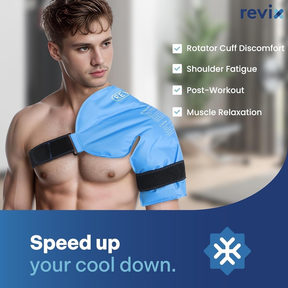 Flexible Shoulder Ice Pack with Long Lasting Relief