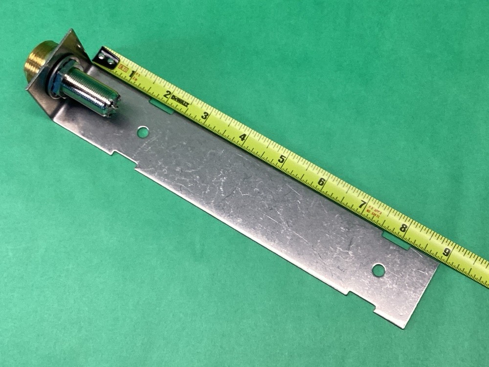 NMO Antenna Mount + Stainless Steel Bracket - Unknown Make - UNTESTED