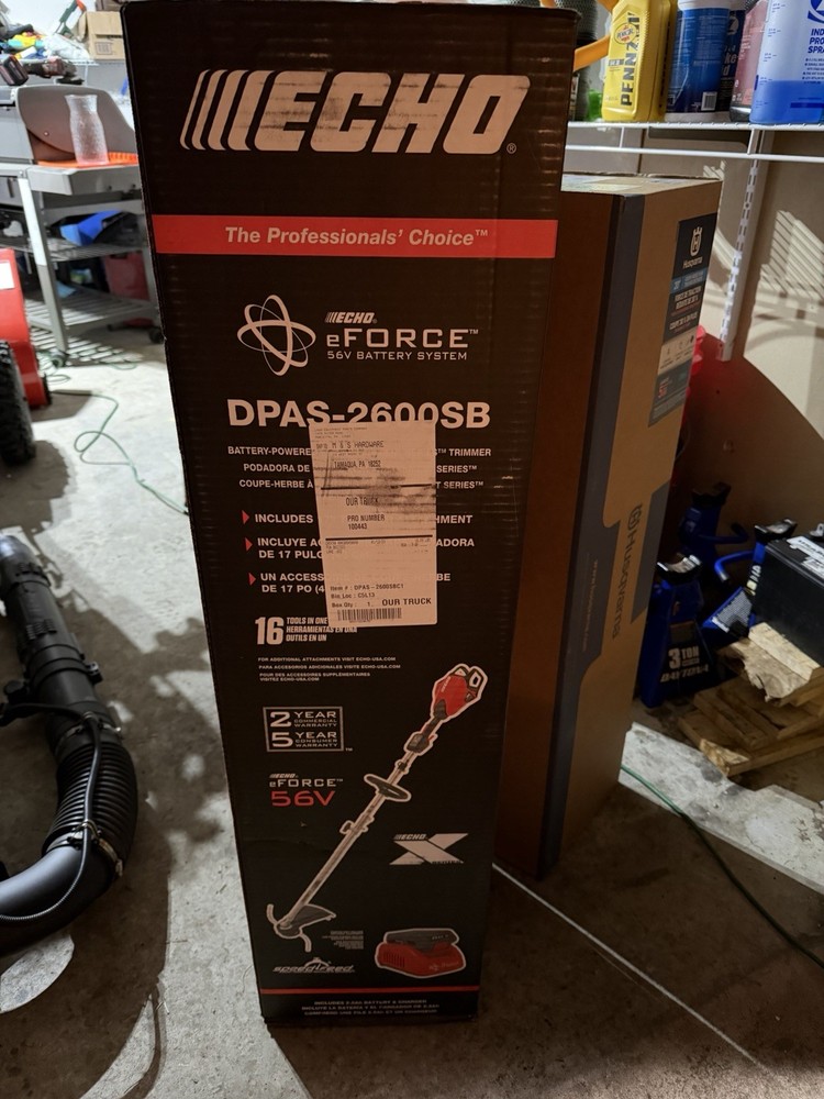 Echo DPAS-2600SBR2 Pro Attachment String Trimmer w/ 5Ah Battery & Rapid Charger
