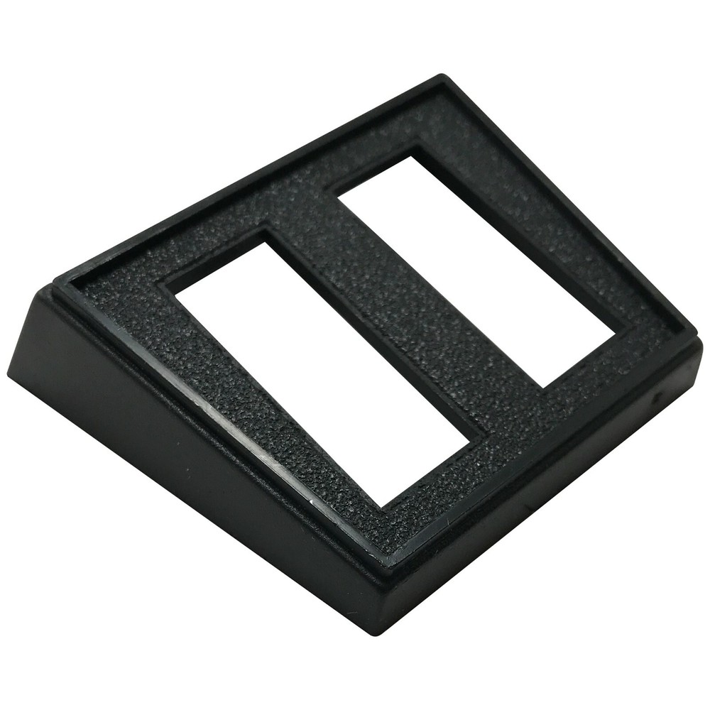 (5) Double Rocker Switch Rectangle Black Mounting Panel 1-1/8" X 1/2" Hole - UK