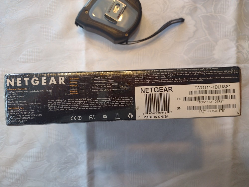Netgear 54 MBPS Wireless USB 2.0 Adaptor - WG111