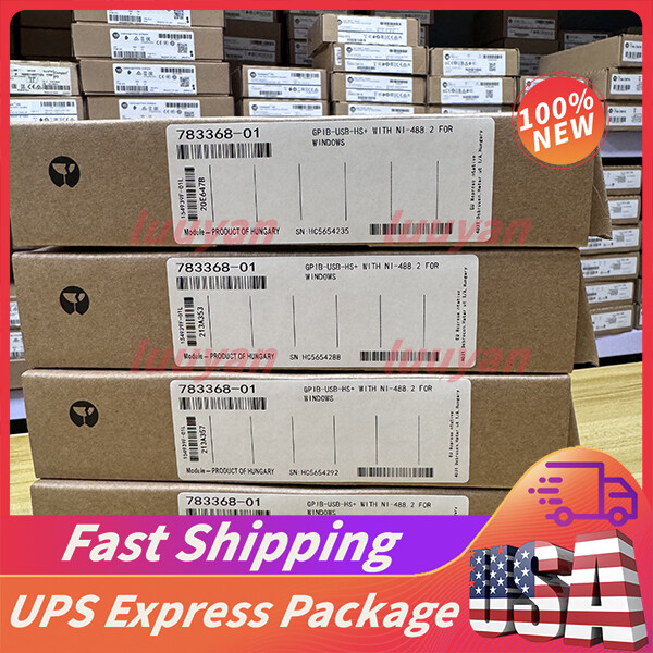 National Instruments GPIB-USB-HS+ IEEE 488 Controller Analyzer 783368-01