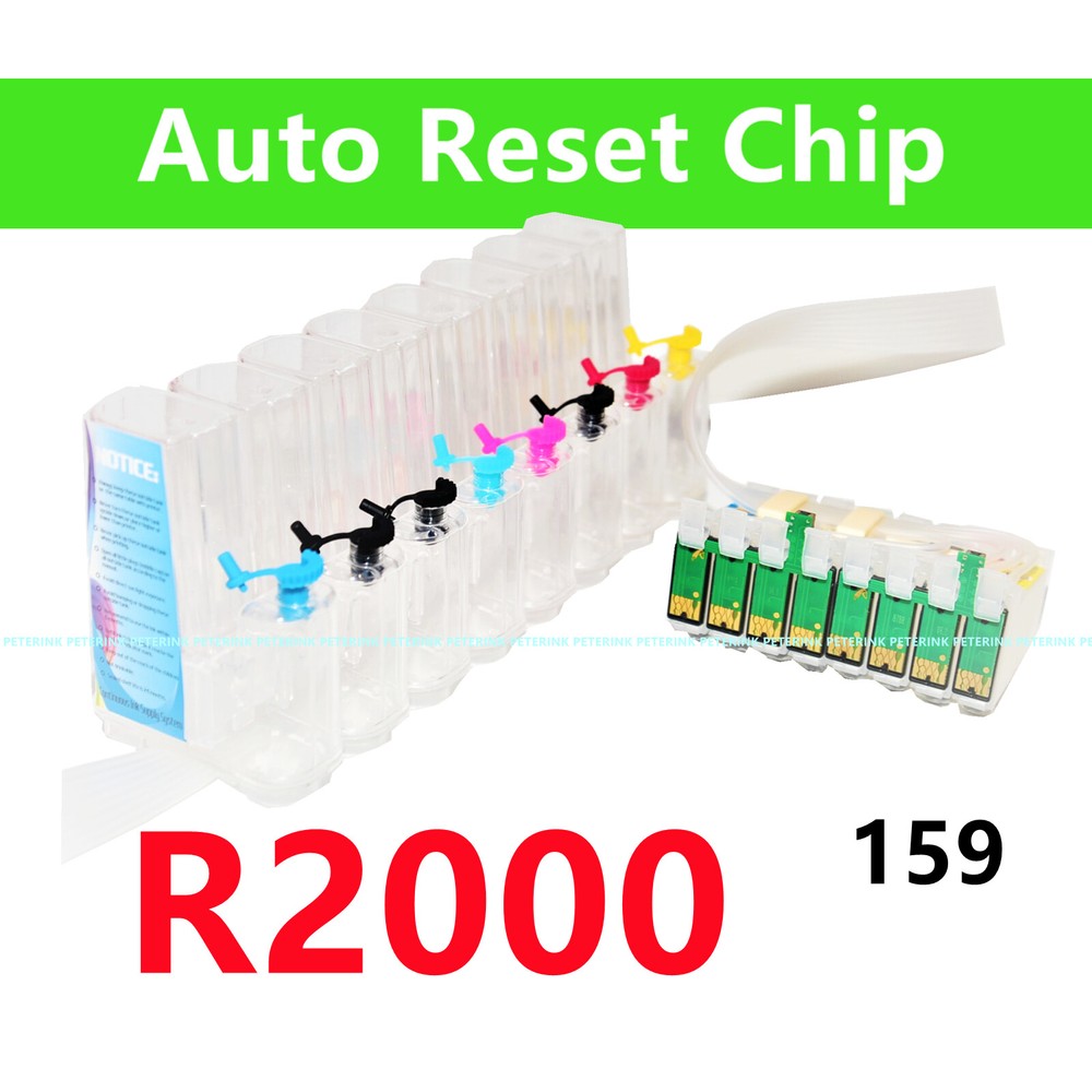 Refillable Empty Cis ciss ink system Stylus R2000 Printer T159 159 cartridge **