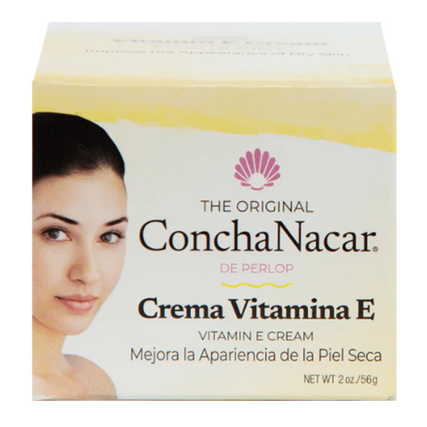 Set 2Pcs CONCHA NACAR CREAM, VITAMIN E  56gr