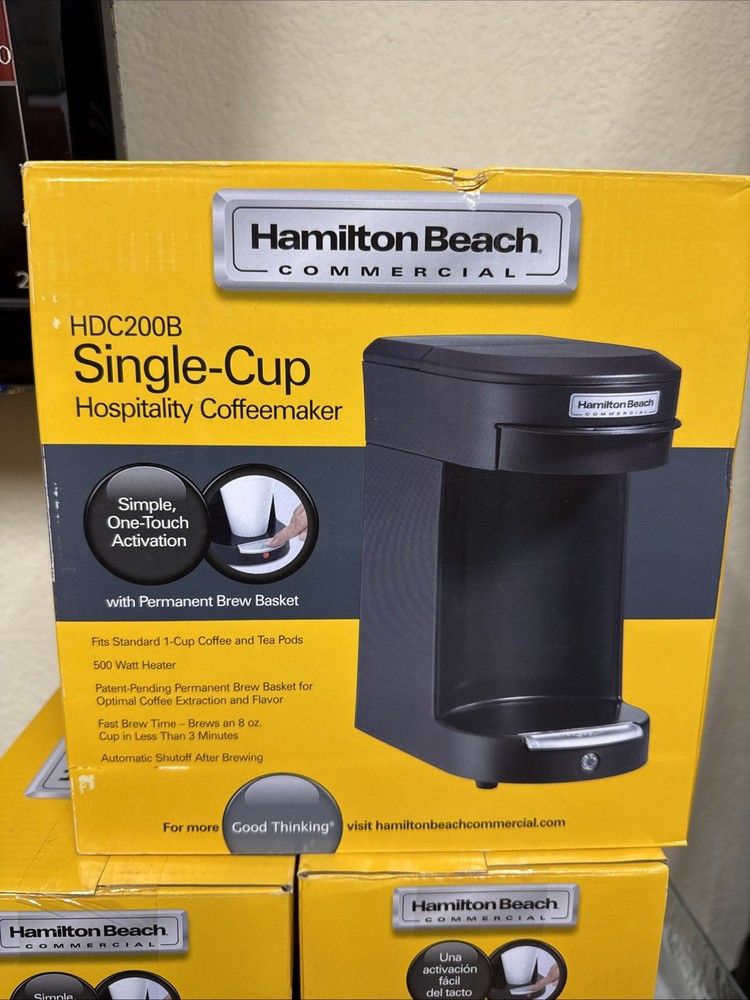 Hamilton Beach HDC200B Single Cup Coffee Maker - Black