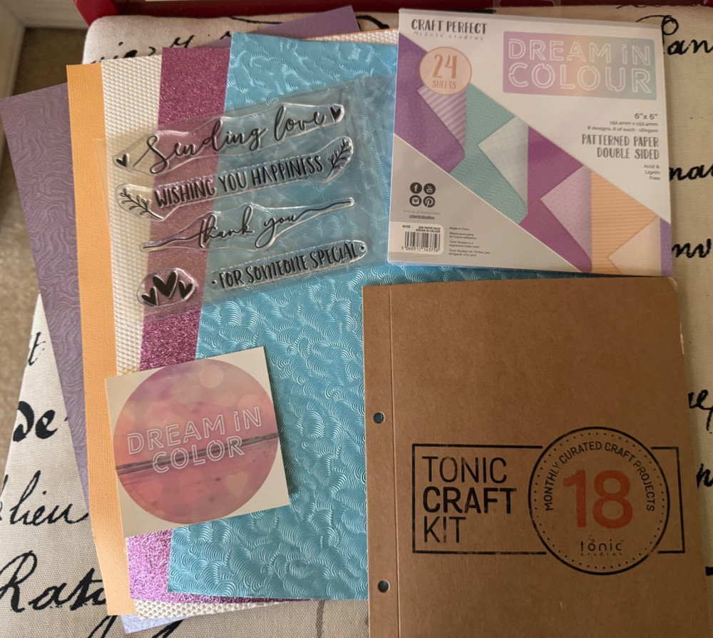 Tonic Studios Craft Kit #18 -- Dream In Color