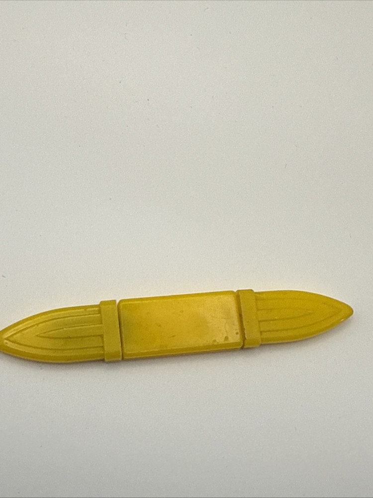 Vintage -Rip 'n Pik Seam Ripper & Thread Picker tool - Yellow Plastic