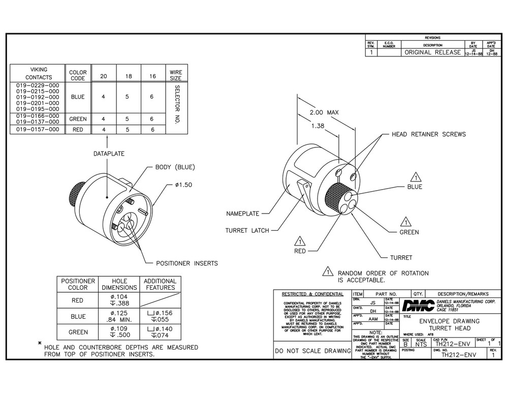 Turret Head Positioner with TH 212