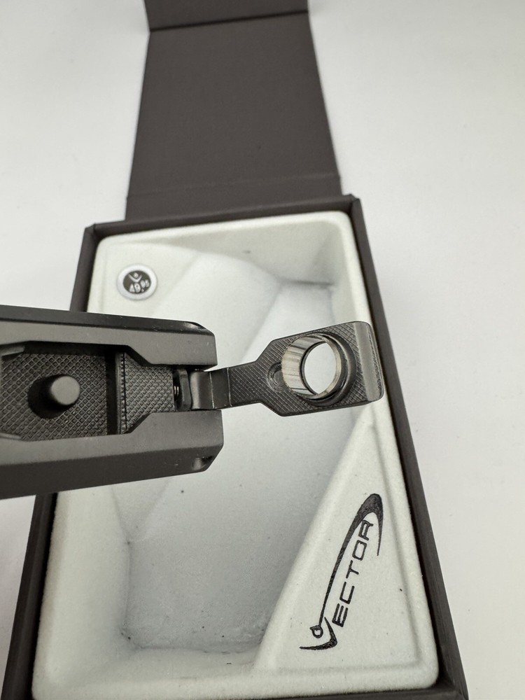 Vector Caliper - Single Large Jet Flame Torch Lighter - Gunmetal - New
