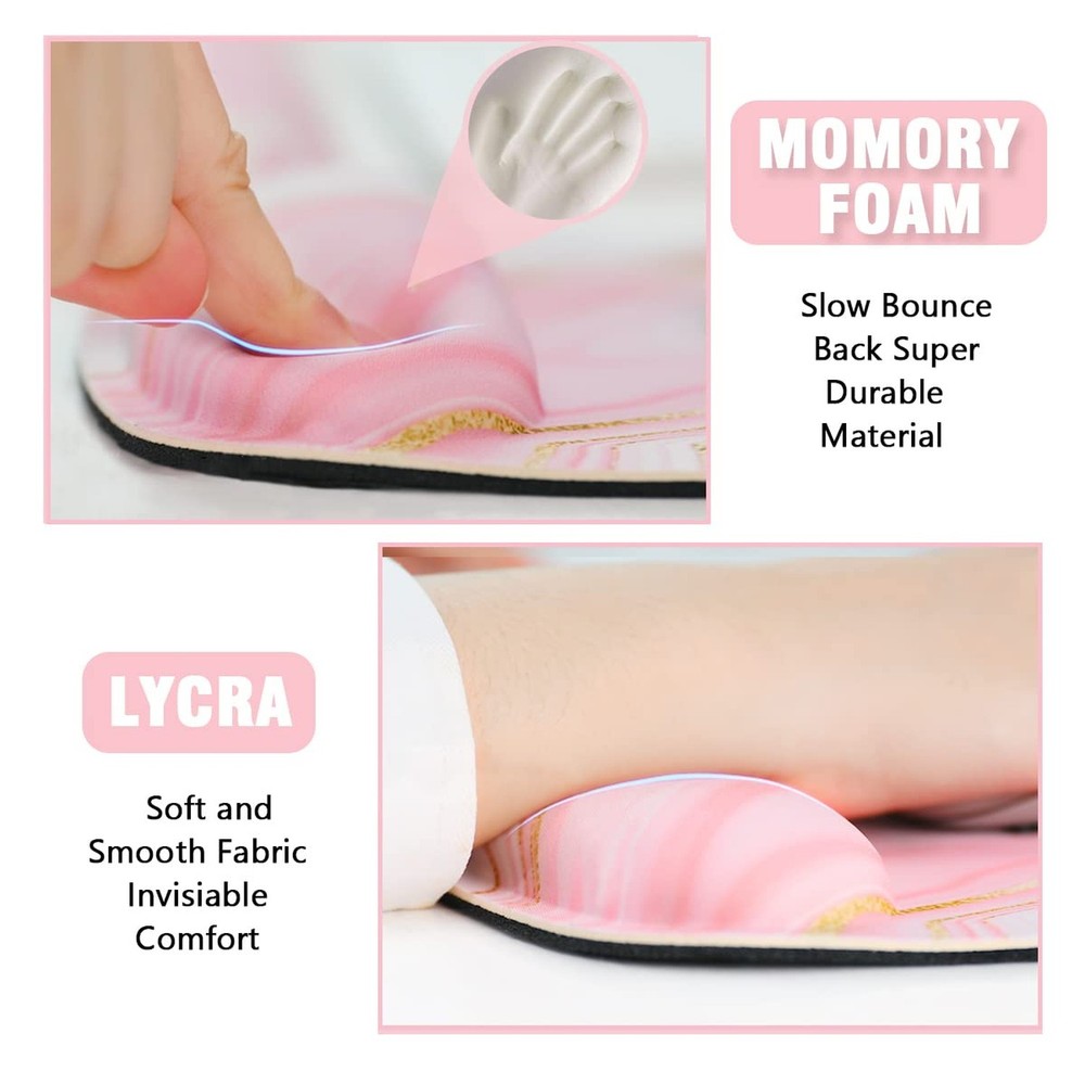 Memory Foam Ergonomic Keyboard Wrist Rest Pad and Mouse Wrist Rest Support Mo...