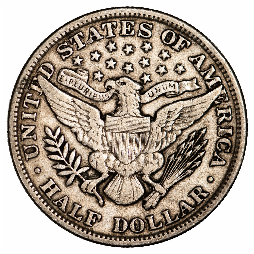 1904 Barber Half Dollar 50C Raw