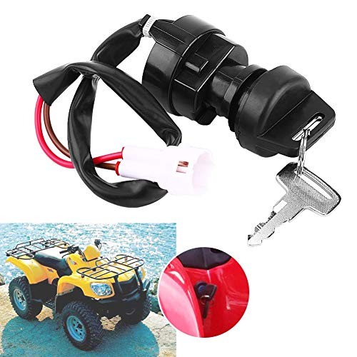 Motorcycle Ignition Switch 2 Pin ATV Ignition Key Switch for Yamaha YFM 350