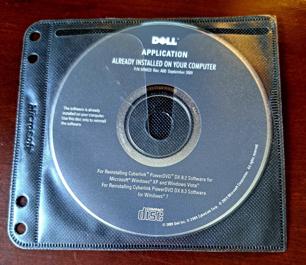 Dell Drivers & Utilities Dell Optiplex Discs 2 & 3 & Applications MISSING 1 DISC