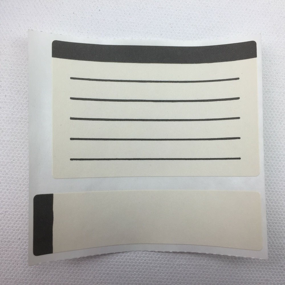 SRW Micro/5 Disk Diskette ComPak Case Blue Plastic Cover Spine Label