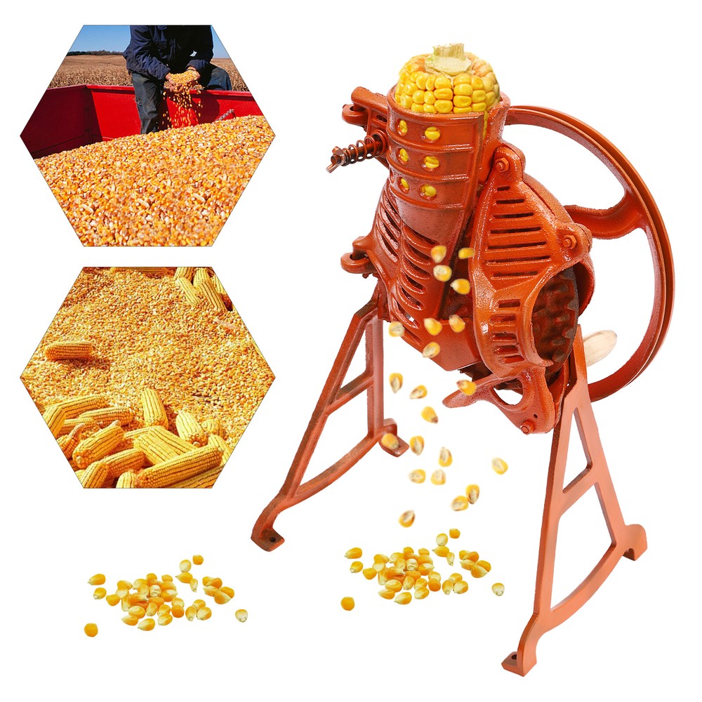 2-In-1 Corn Thresher Hand Corn Cob Sheller Corn Kernels Thresher Machine