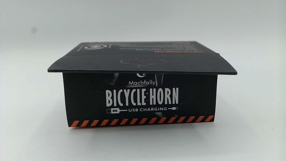 Bicycle Electronic Horn Loud Warning Sound USB Charging Black