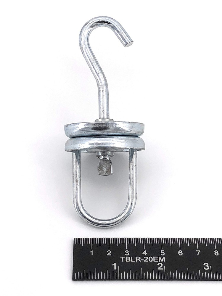 Heavy Duty Rotating Spinner Hooks - 250 Pound Capacity (5)