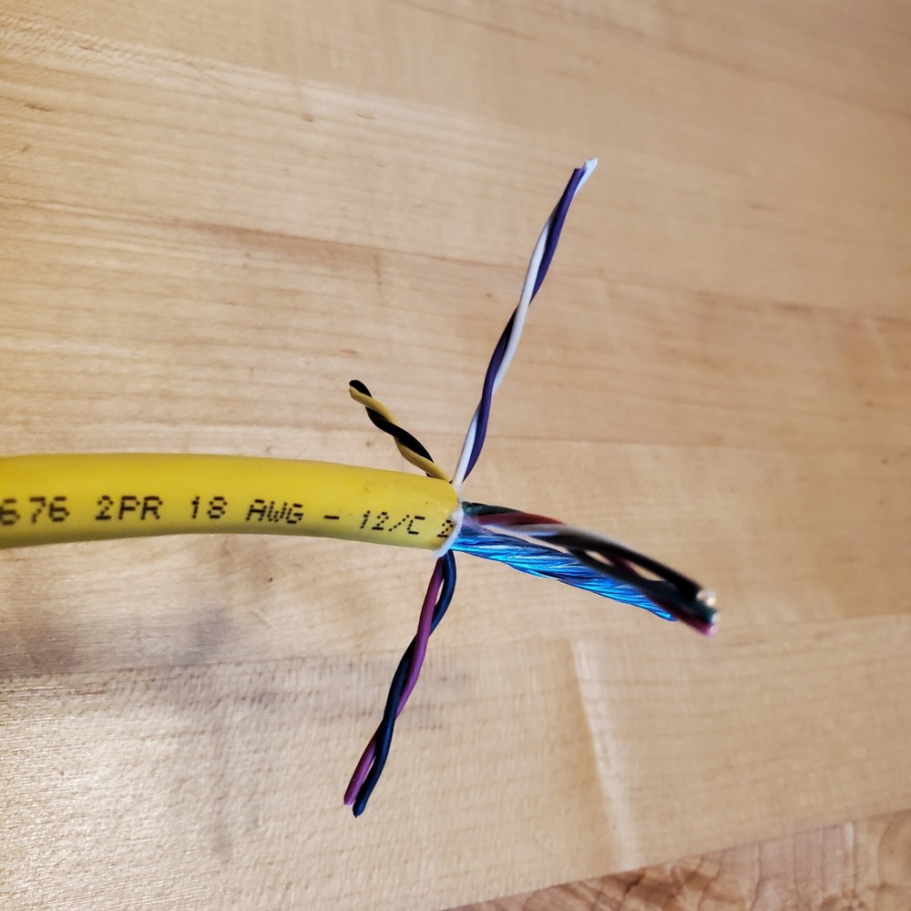 Access Control Cable Plenum CMP Combo - 18AWG4C + 22AWG4C + 22AWG2C + 22AWG6C
