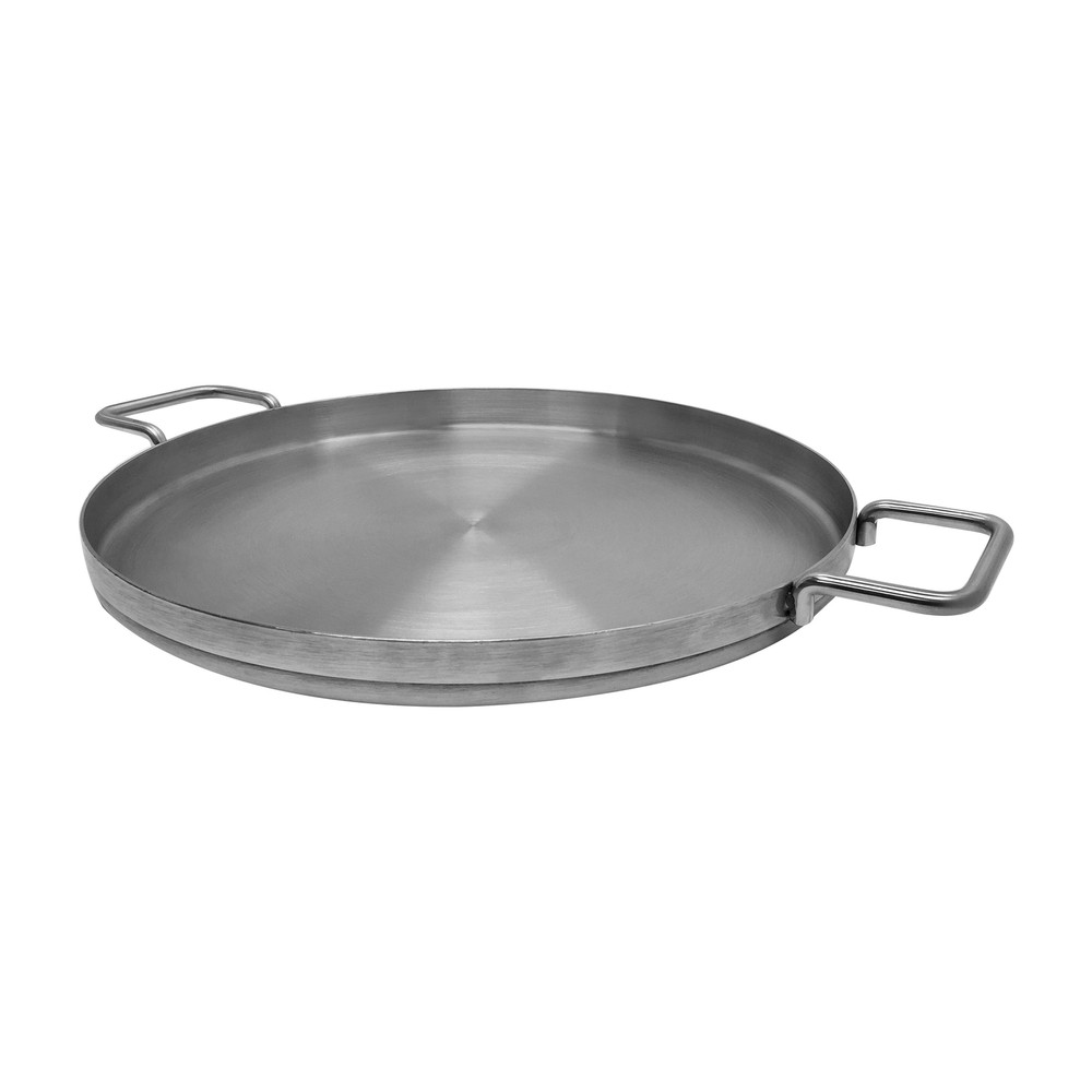 Stainless Steel Flat Comal Griddle Pan Cookware 16 inch