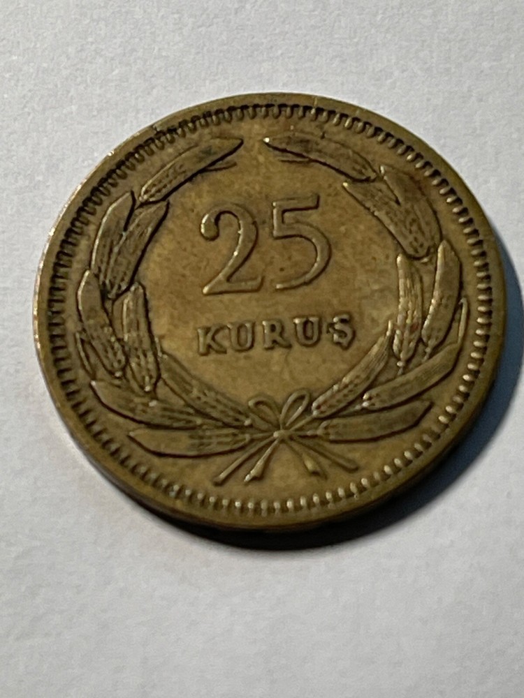 1949 25 Kurus Turkey