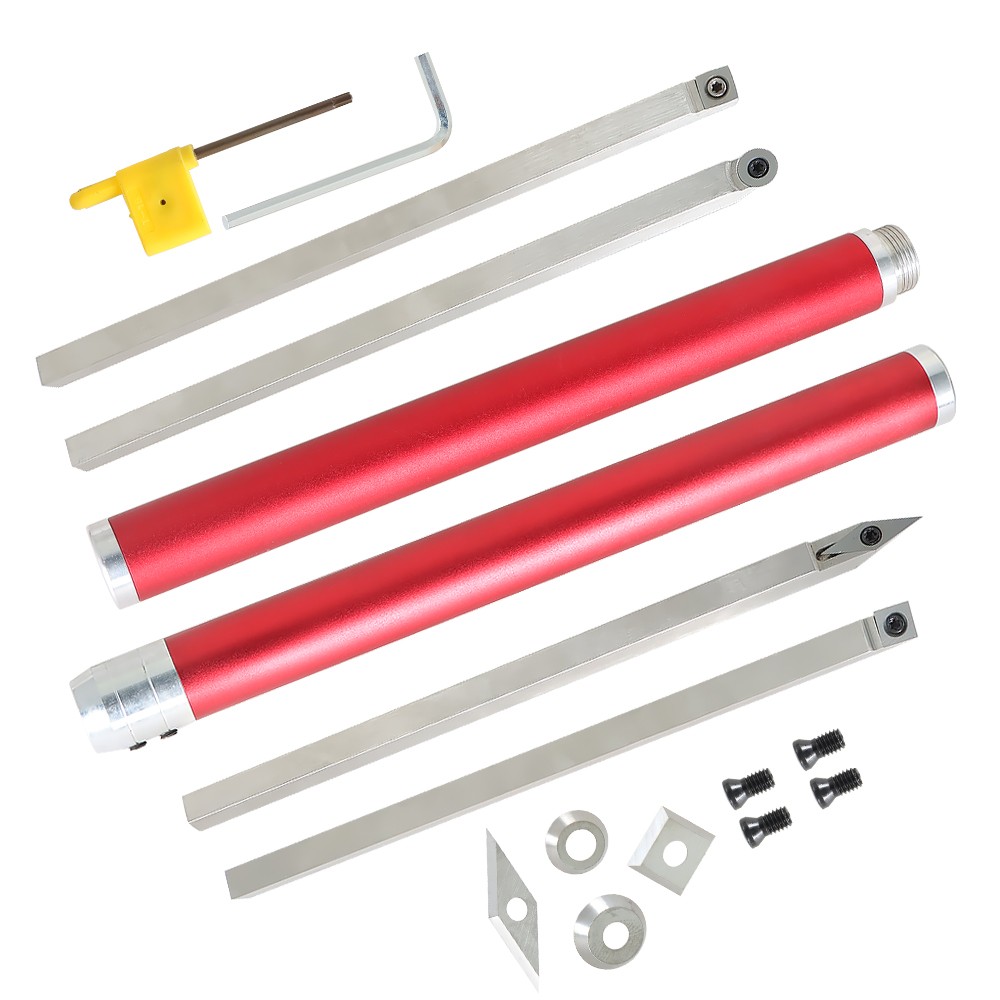 6 Pack Carbide Wood Turning Tools With 4 Replace Inserts For Lathe Finisher Tool