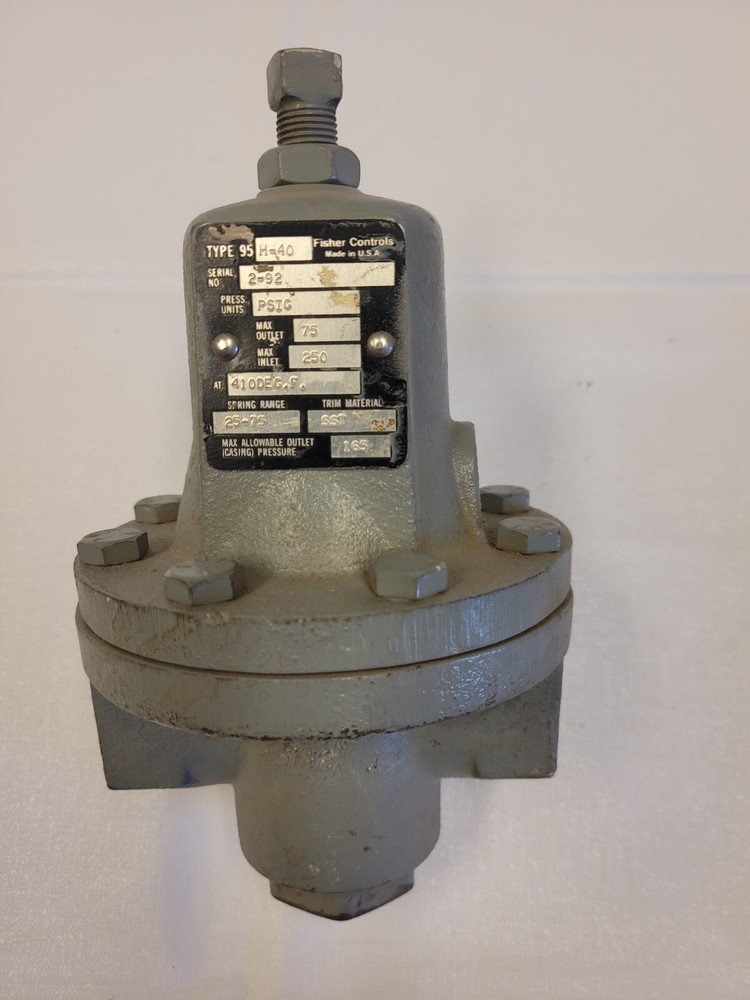 Fisher Controls Type 95 H-40 Pressure Regulator Valve