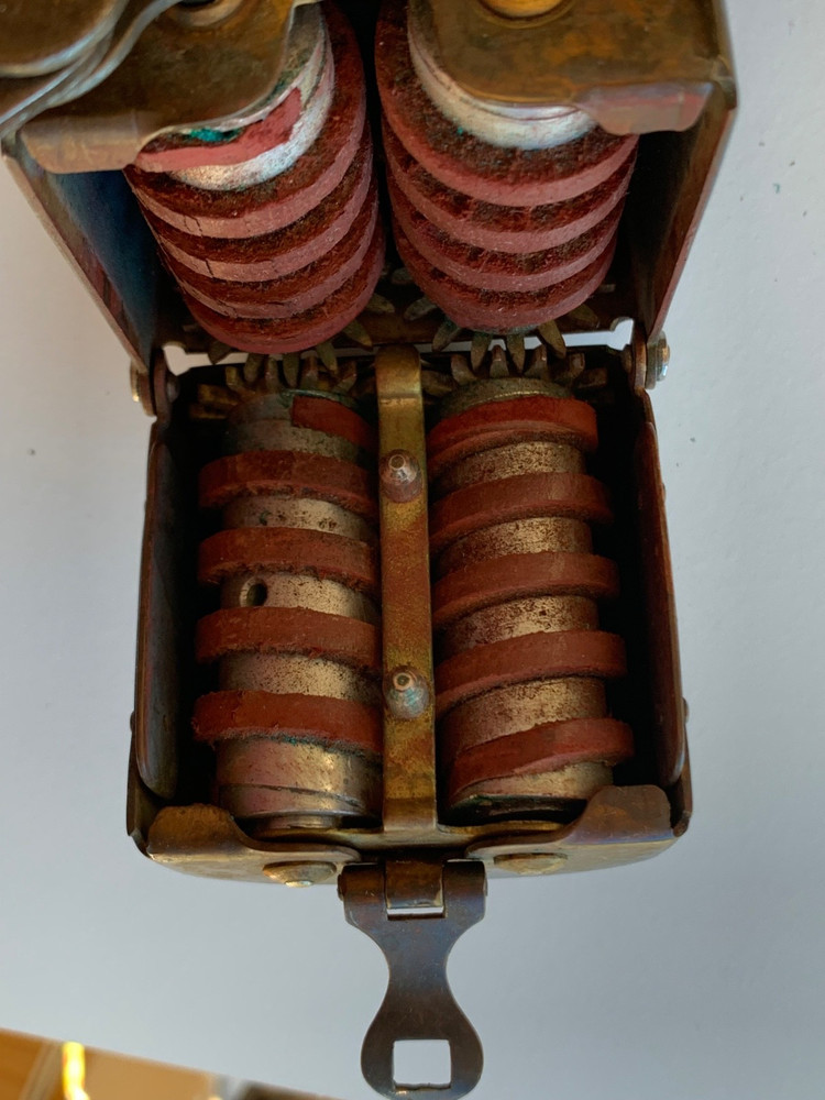 VINTAGE Spiro GILLETTE BLADE Sharpener Original BOX - Automatic Stropper