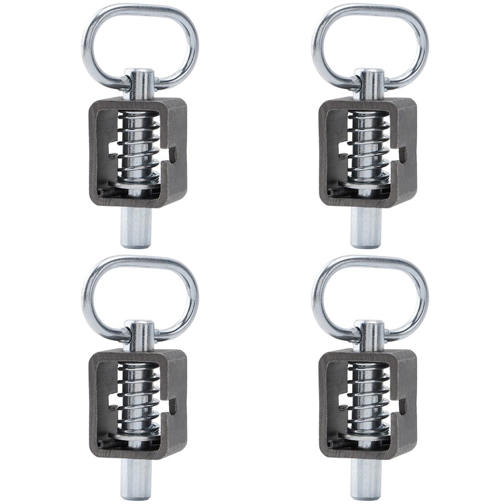 4 Pack Spring Latch Lock, Weld-On Spring Latch Assembly, Trailer Gate Latch