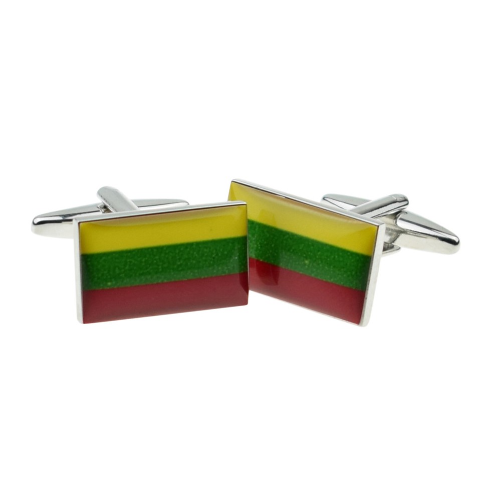Lithuania Flag Cufflinks X2BOCF099
