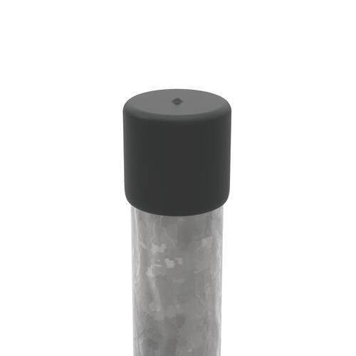 1-5/8" Outside Diameter Dock Pipe Safety Post Cap - 4 pack, Black