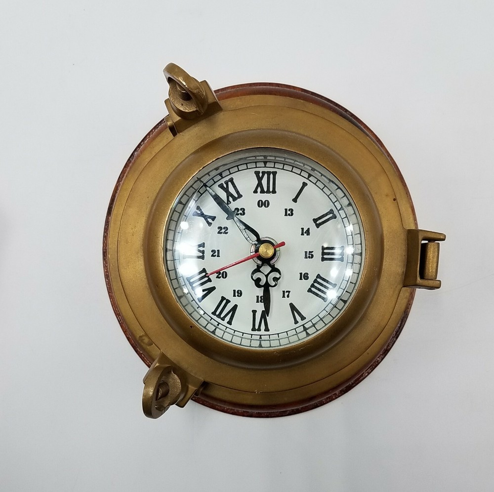 Sarreid Ltd Porthole Clock