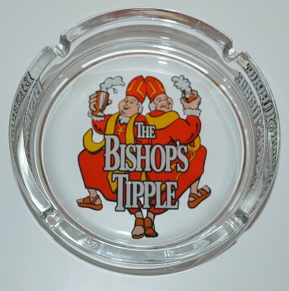 SUPERB 'BISHOP'S TIPPLE' ASHTRAY! FABULOUS LOOKING! SUITABLE ANY DRINKS AREA!