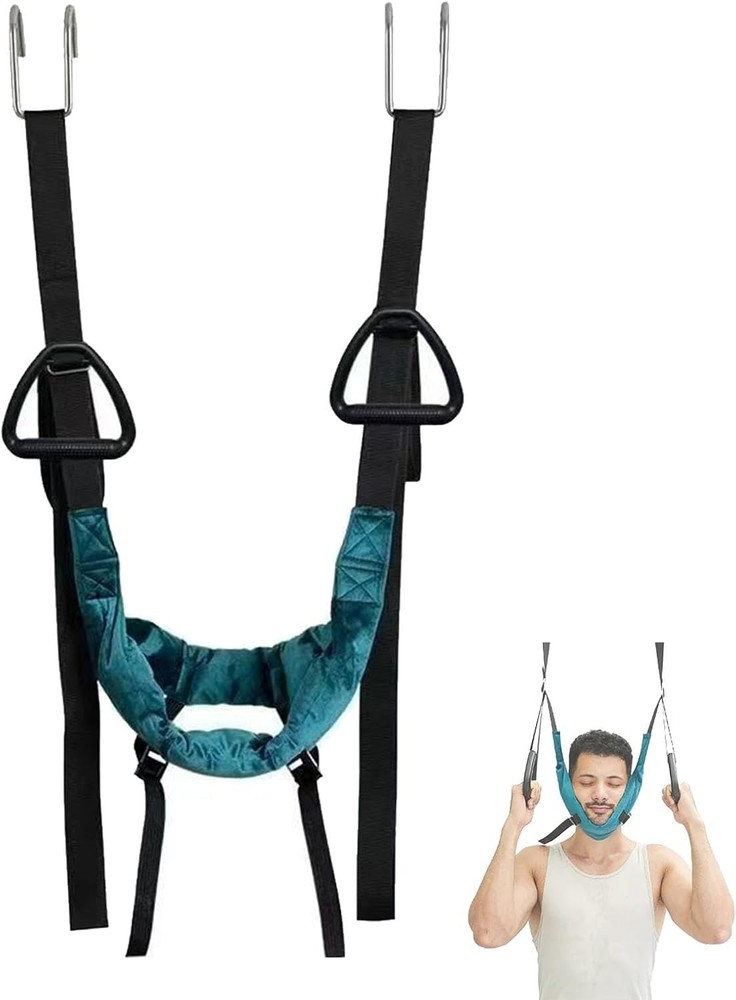 Adjustable Cervical Traction Device for Neck Decompression & Support