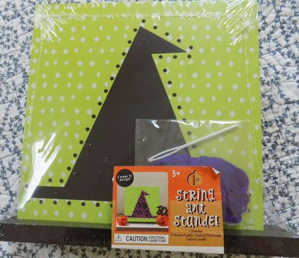 Halloween String Art Standee ~ Witch Hat ~ Age 3+ ~ New