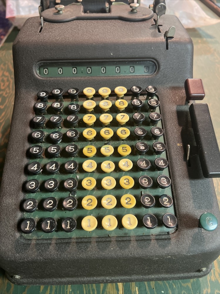 Allen & Wales Model E Adding Machine 1958