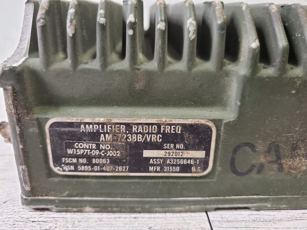 Amplifier, Radio Freq, AM-7238B/VRC, Part of Military Radio HMMWV M998