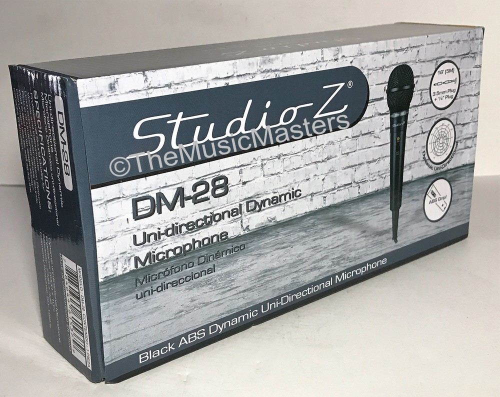 (2) DJ Karaoke PA Computer Podcast Mic MICROPHONE Extra Plug Adapter Table Stand